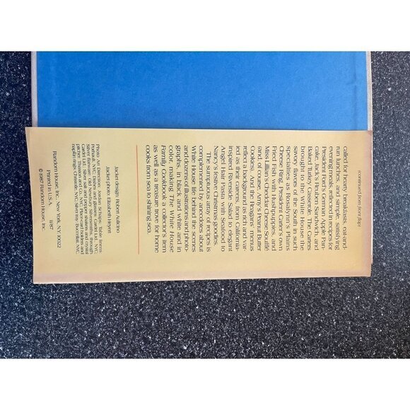The White House Family Cookbook Haller and Aronson Hardback - Picture 5 of 13